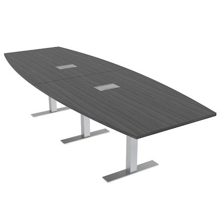 Skutchi Designs 45 in W, 120 in L, 29 in H, Engineered Wood Top, Grey HAR-BOT-46X119-T-ELEC-ASIANNIGHT